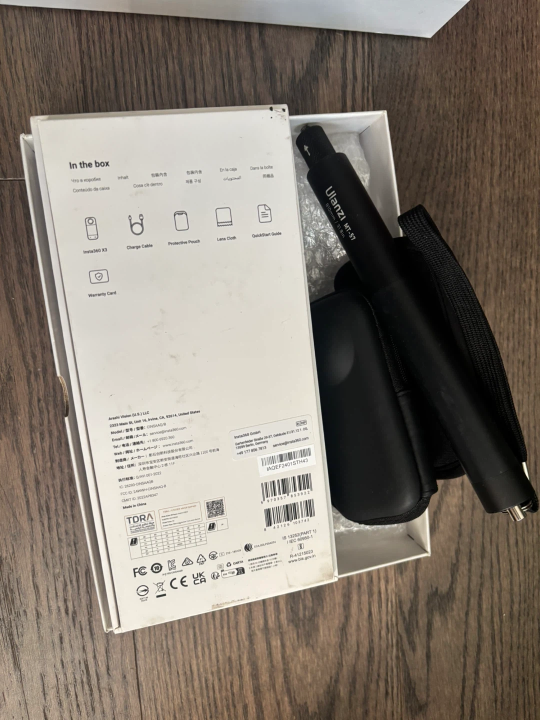 Insta360 X3 360 Action Camera + 256GB memory card - photo 3