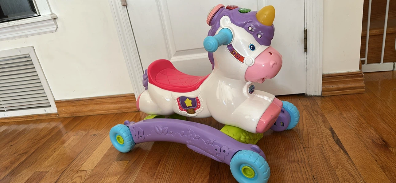 VTech’s 2 in 2 rocker to ride on