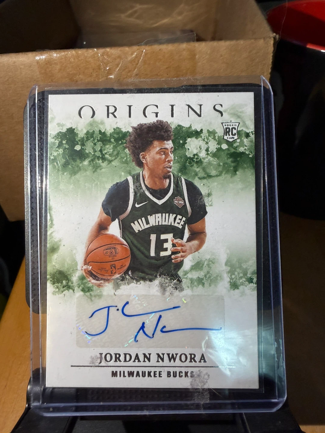 2020-21 Panini Origins Jordan Nwora Rookie Autograph