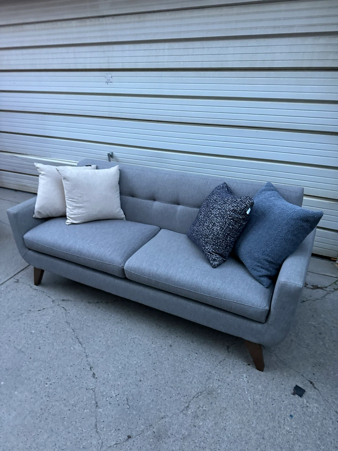 Made in Canada Mid-Century Sofa – Light Grey - photo 4