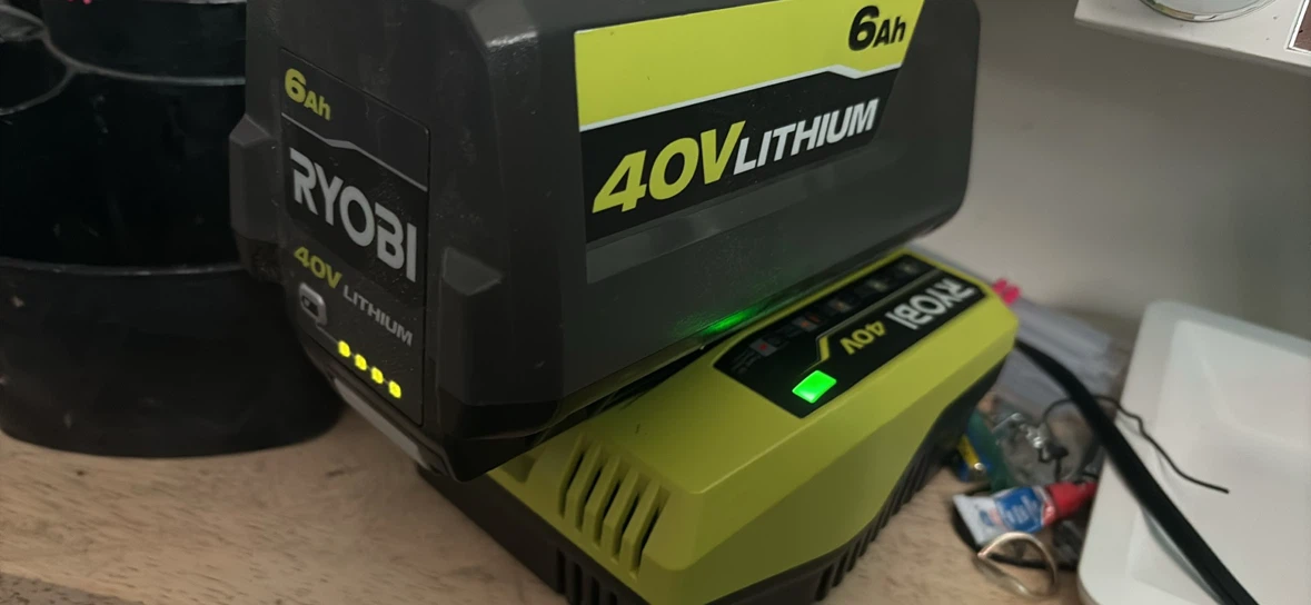 Ryobi 40V 6Ah Battery and Charger Kit