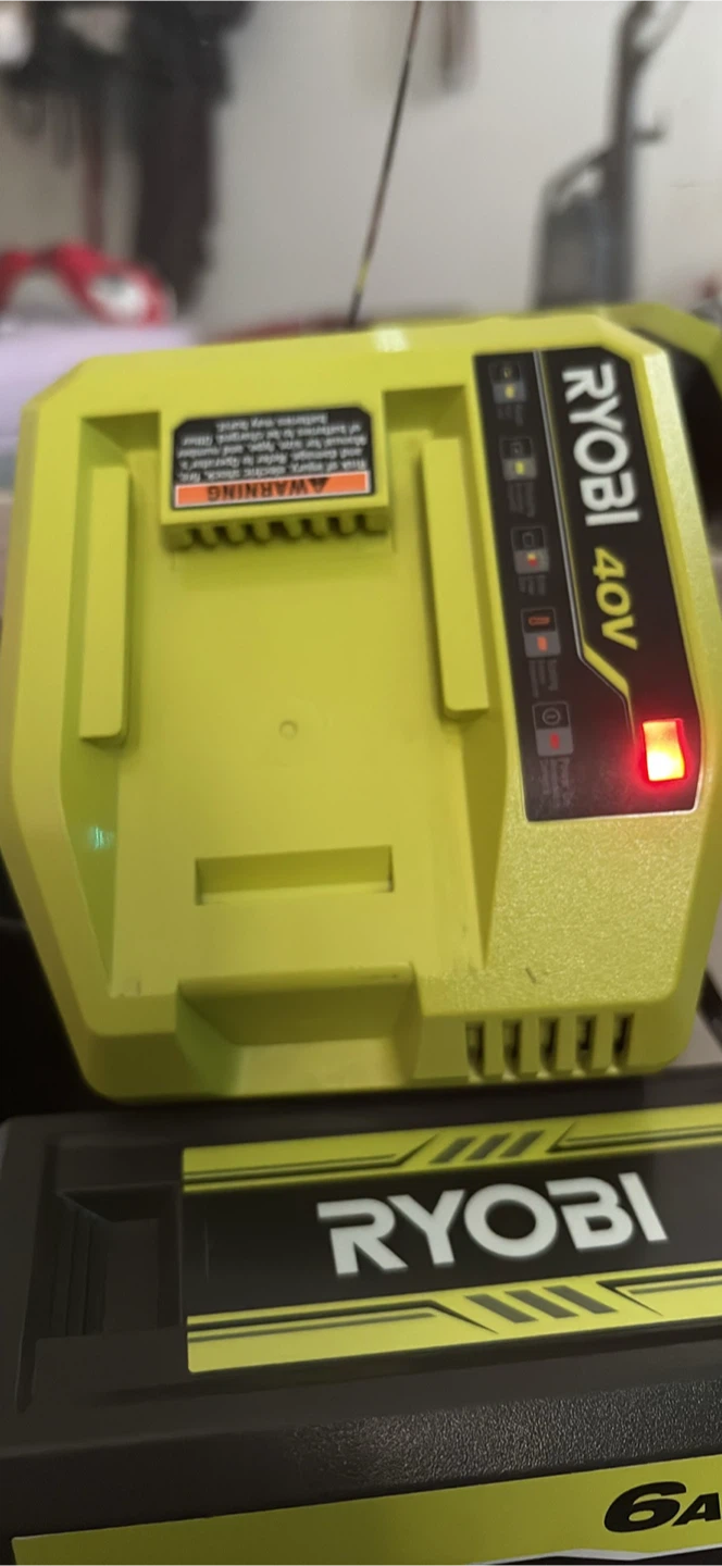 Ryobi 40V 6Ah Battery and Charger Kit - photo 2
