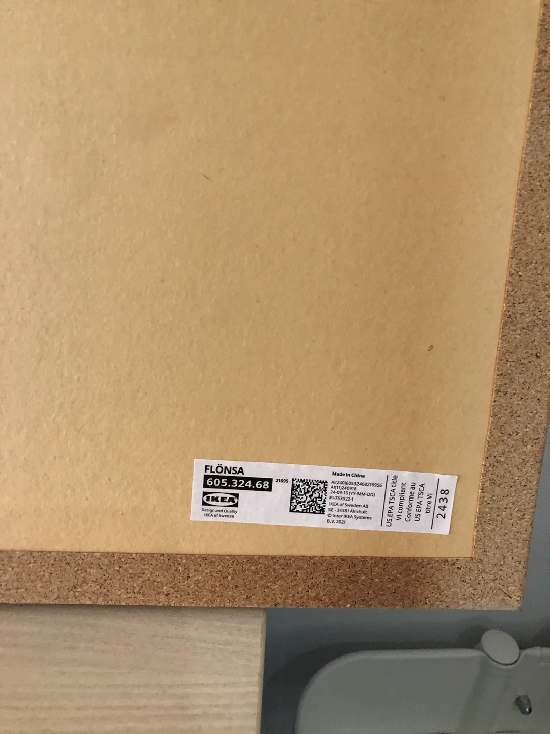 IKEA FLONSA Cork Bulletin Board - photo 2