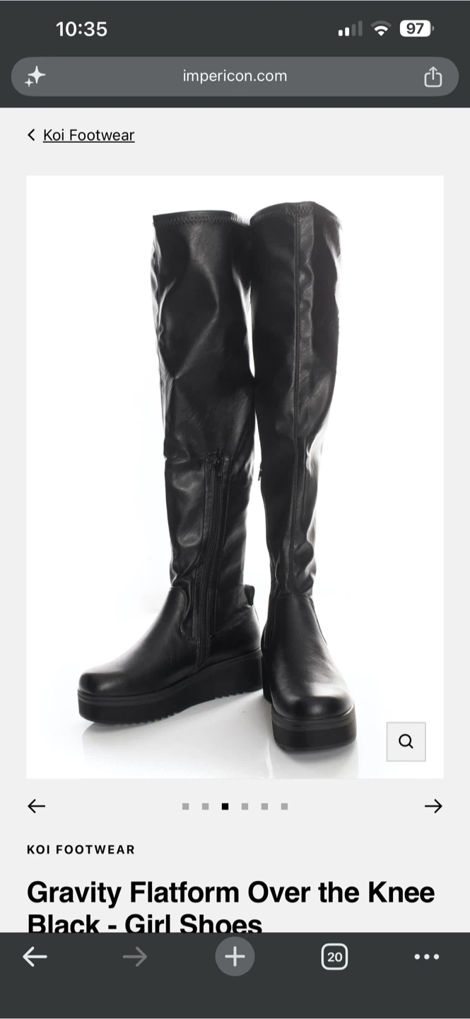 Koi Footwear Gravity Flatform Over the Knee Boots - photo 3