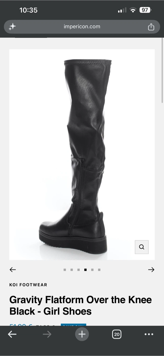 Koi Footwear Gravity Flatform Over the Knee Boots - photo 4