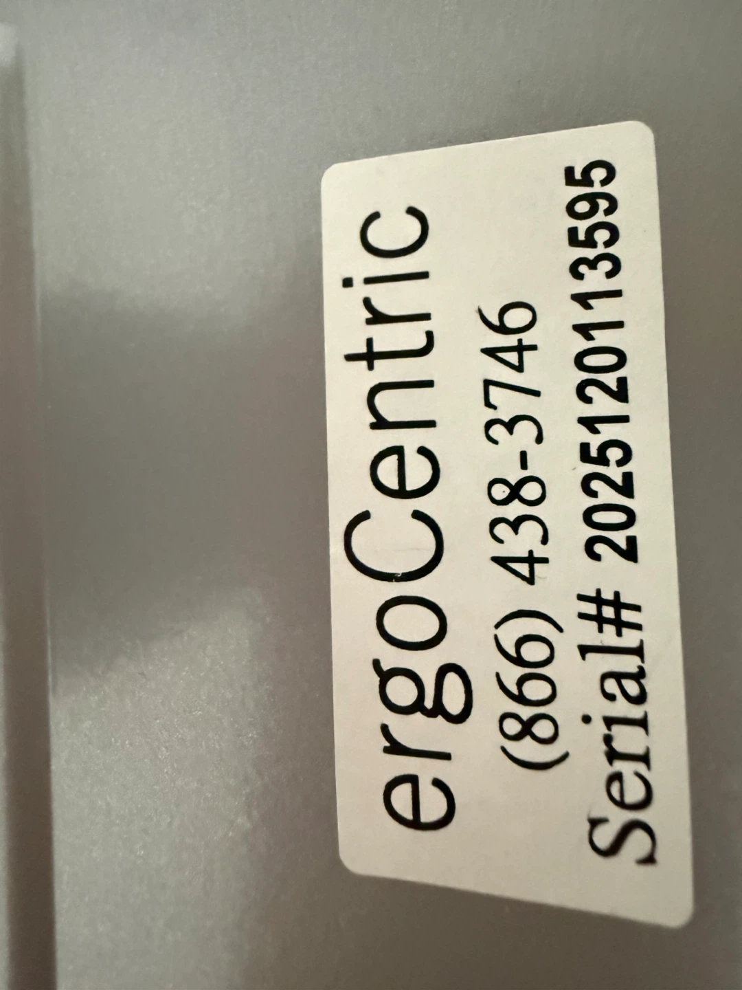 ergoCentric sit/stand desk white - photo 4