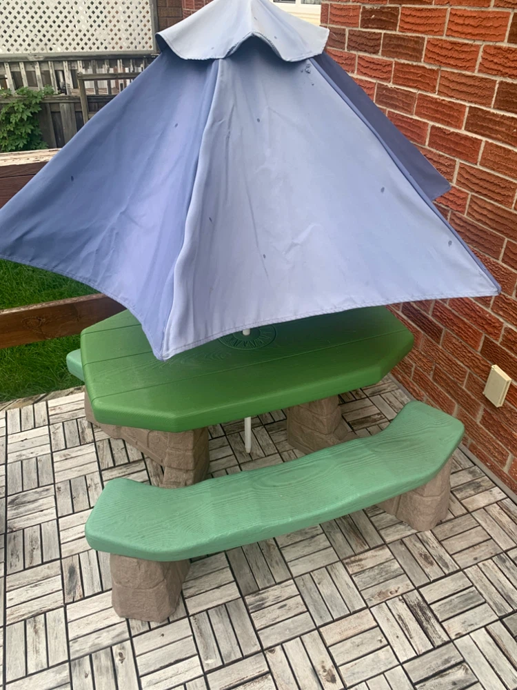 Step2 Kids Picnic Table with Umbrella