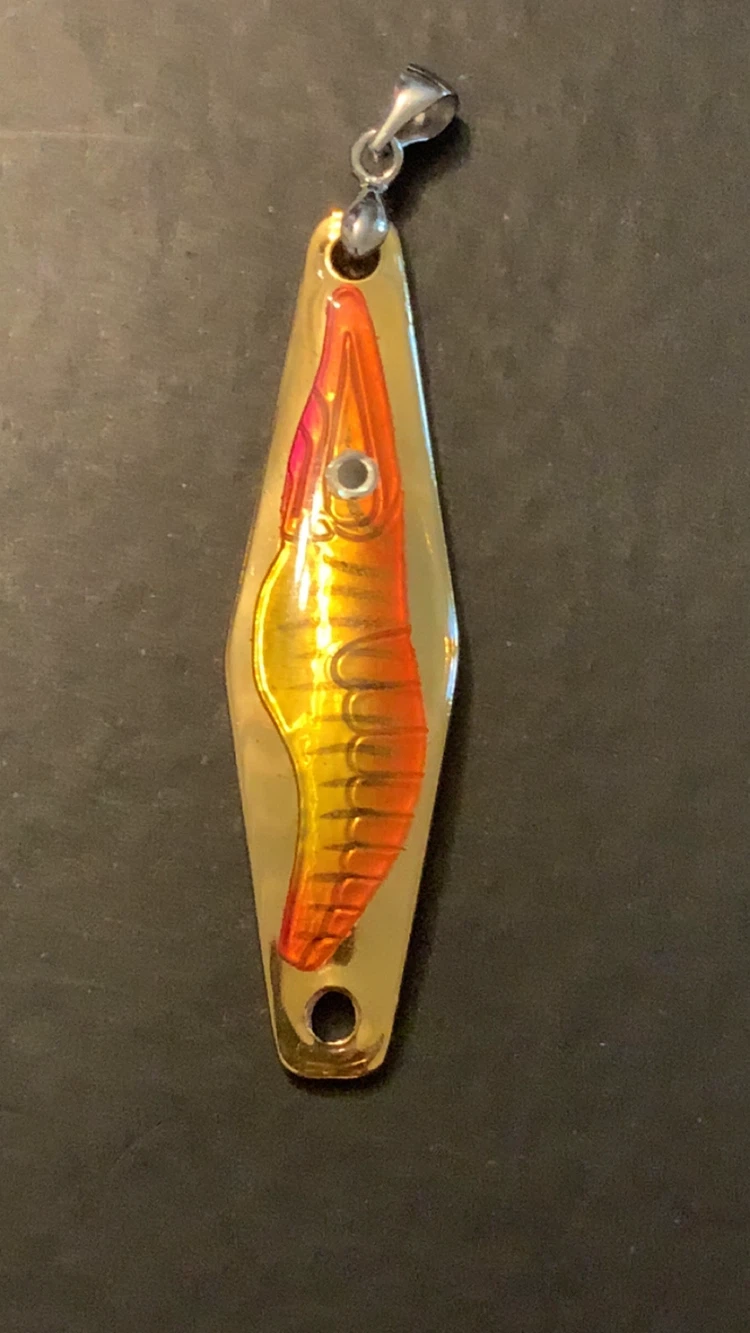 18K Gold plated vintage Fishing Spoon