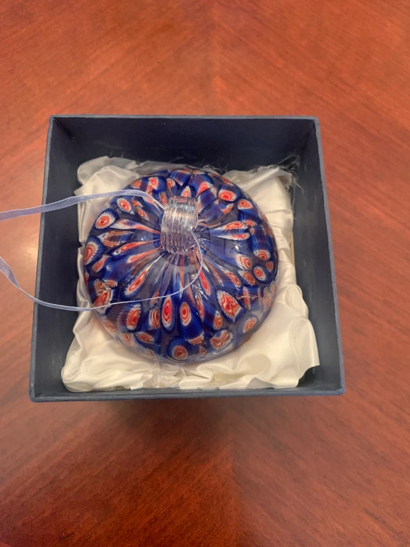 Millefiori Style Art Glass Ornament - photo 2