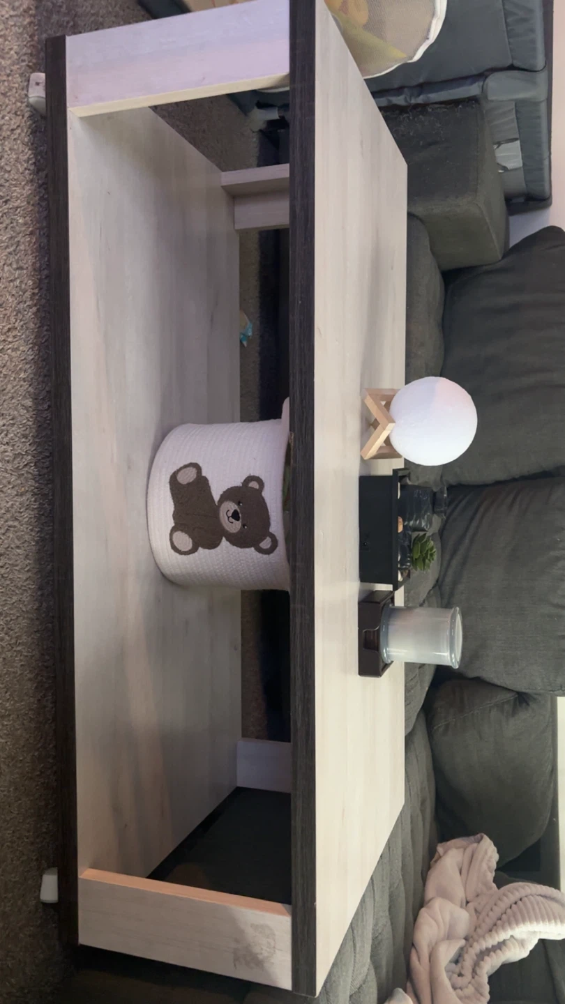 Modern light wood coffee table