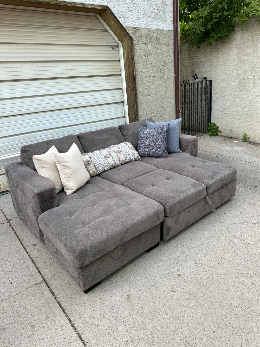 The Brick Legend Sleeper Sectional w/ Storage Chaise
