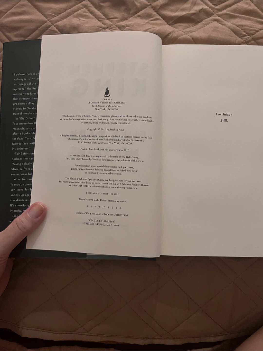 Stephen King - Full dark, no stars (hardcover) - photo 4