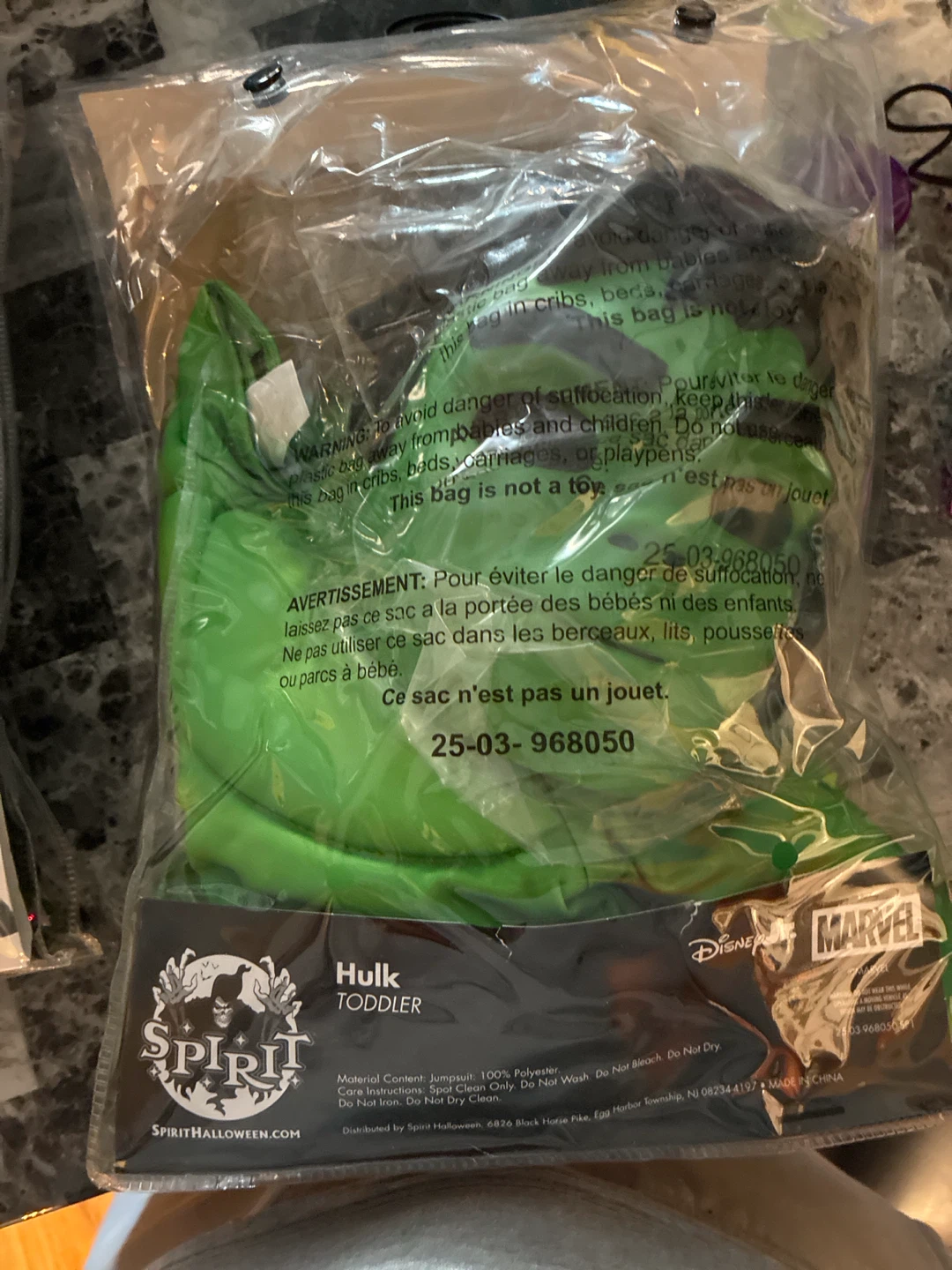 Marvel Hulk Toddler Costume 2T - photo 2