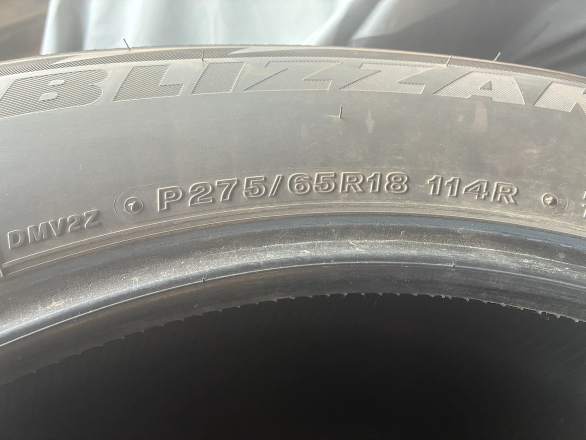 4 Bridgestone Blizzak DM-V2 Tires P275/65R18 - photo 2