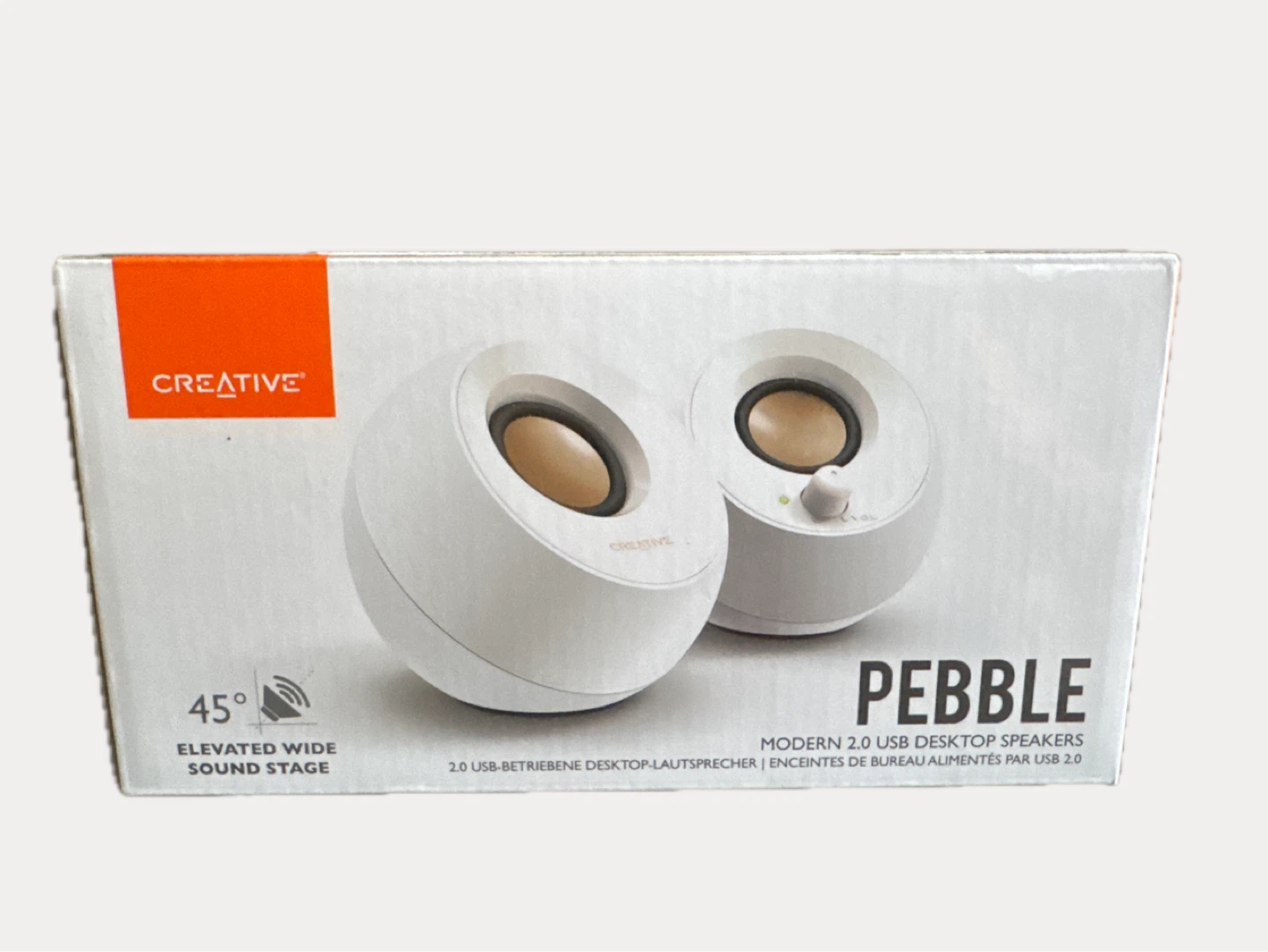 Creative Pebble 2.0 USB Desktop Speakers