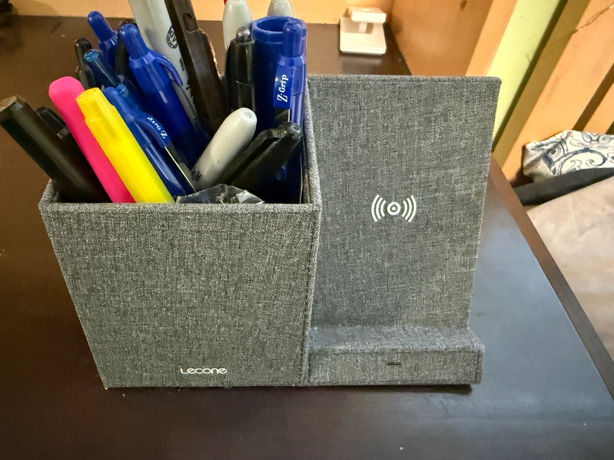 Lecone Wireless Charging Pen Holder
