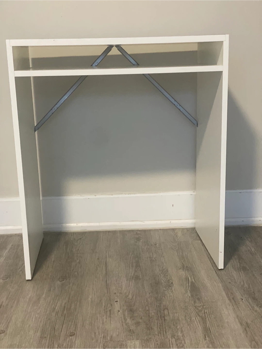 White Minimalist Desk - photo 4
