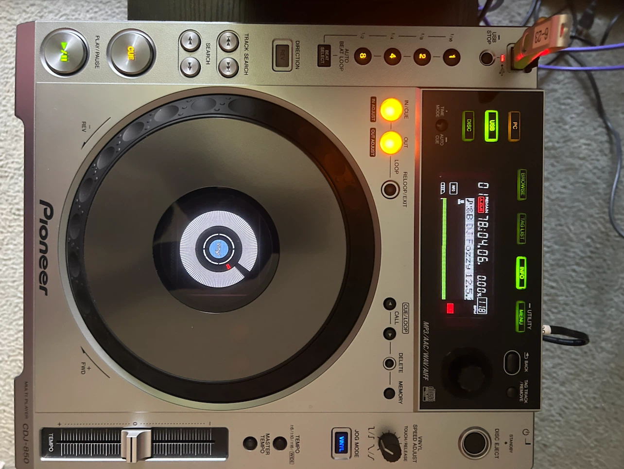 Pair of Pioneer CDJ-850 Multi Players - photo 4