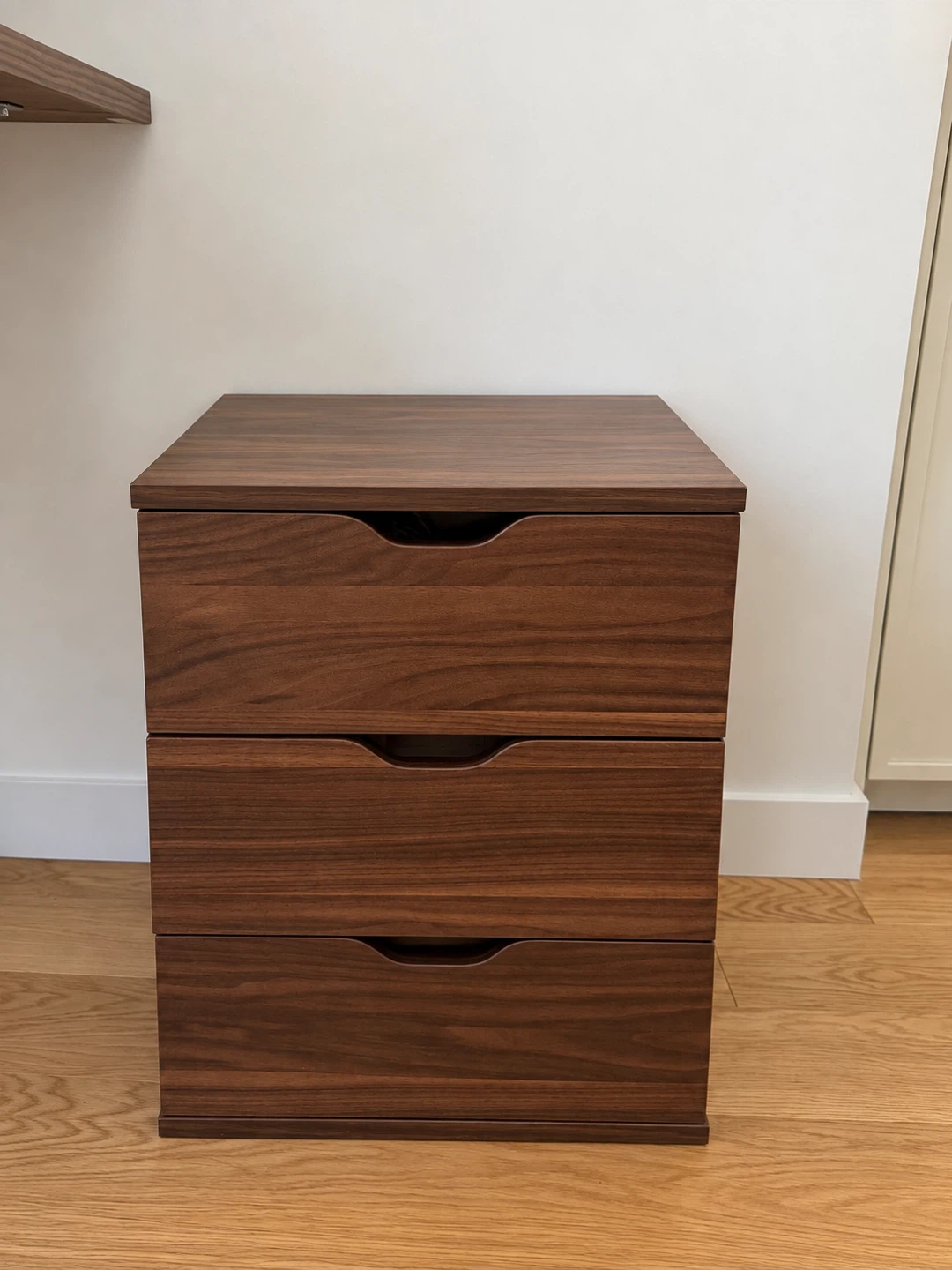 Three-Drawer Wood
