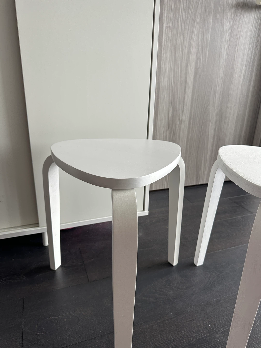 IKEA KYRRE Stools 2 /White. - photo 3
