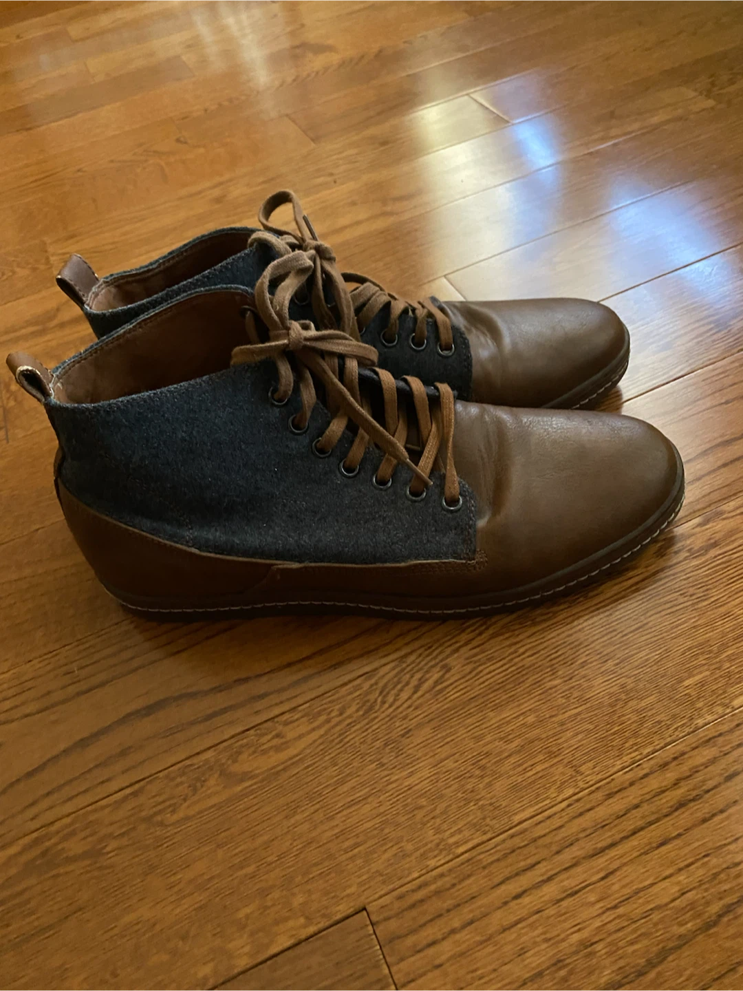 BBK brown and charcoal ankle boots - photo 2