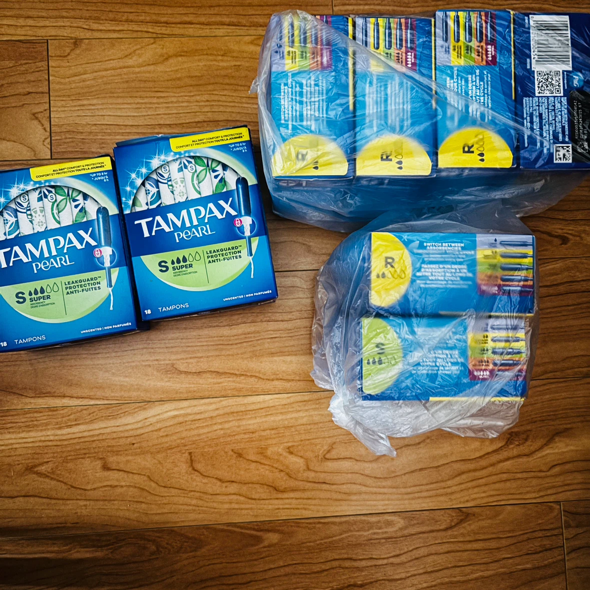 *New* $70 8x Tampax Pearl Tampons