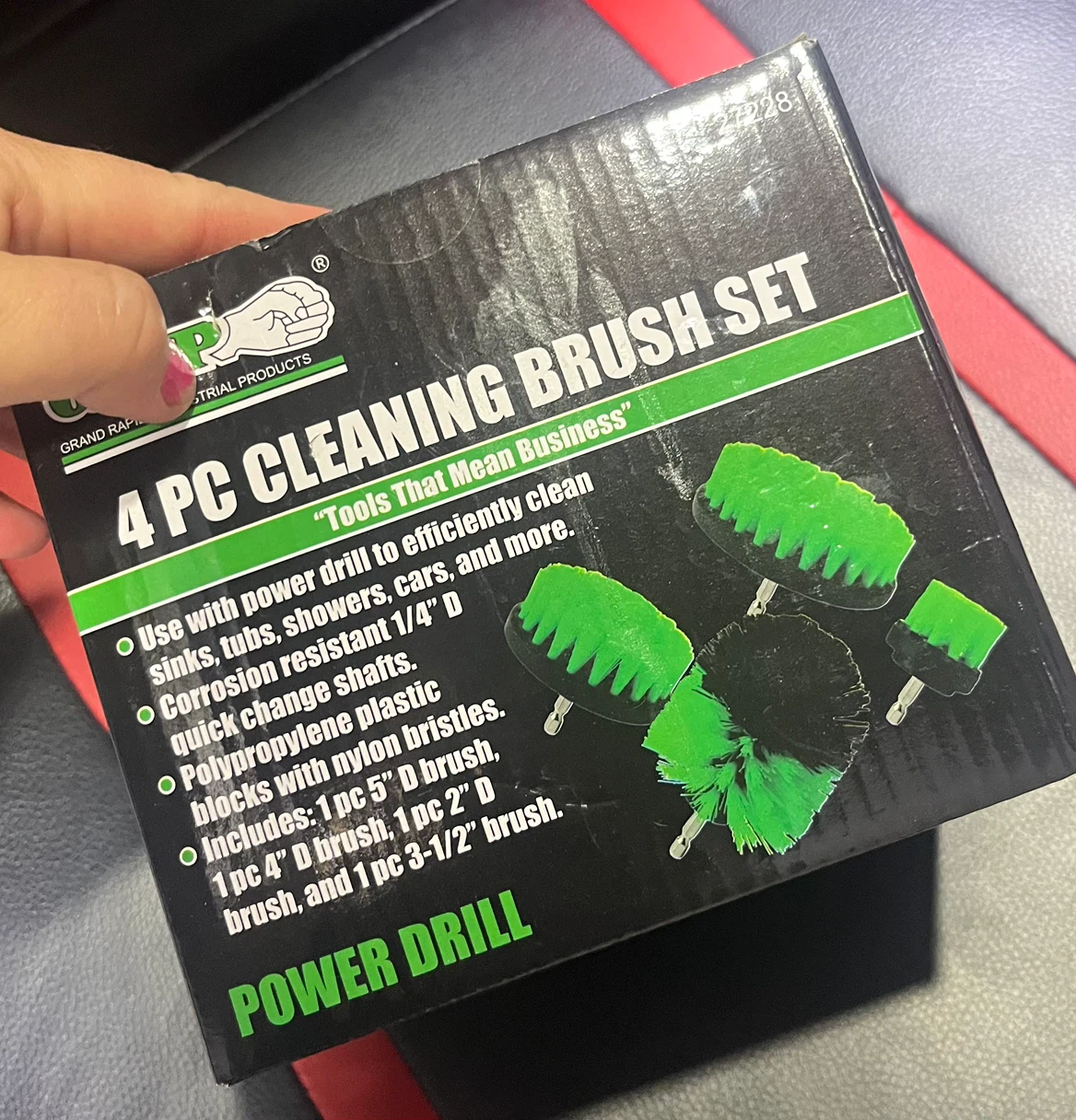 Grip 4 Piece Drill Brush Cleaning Set