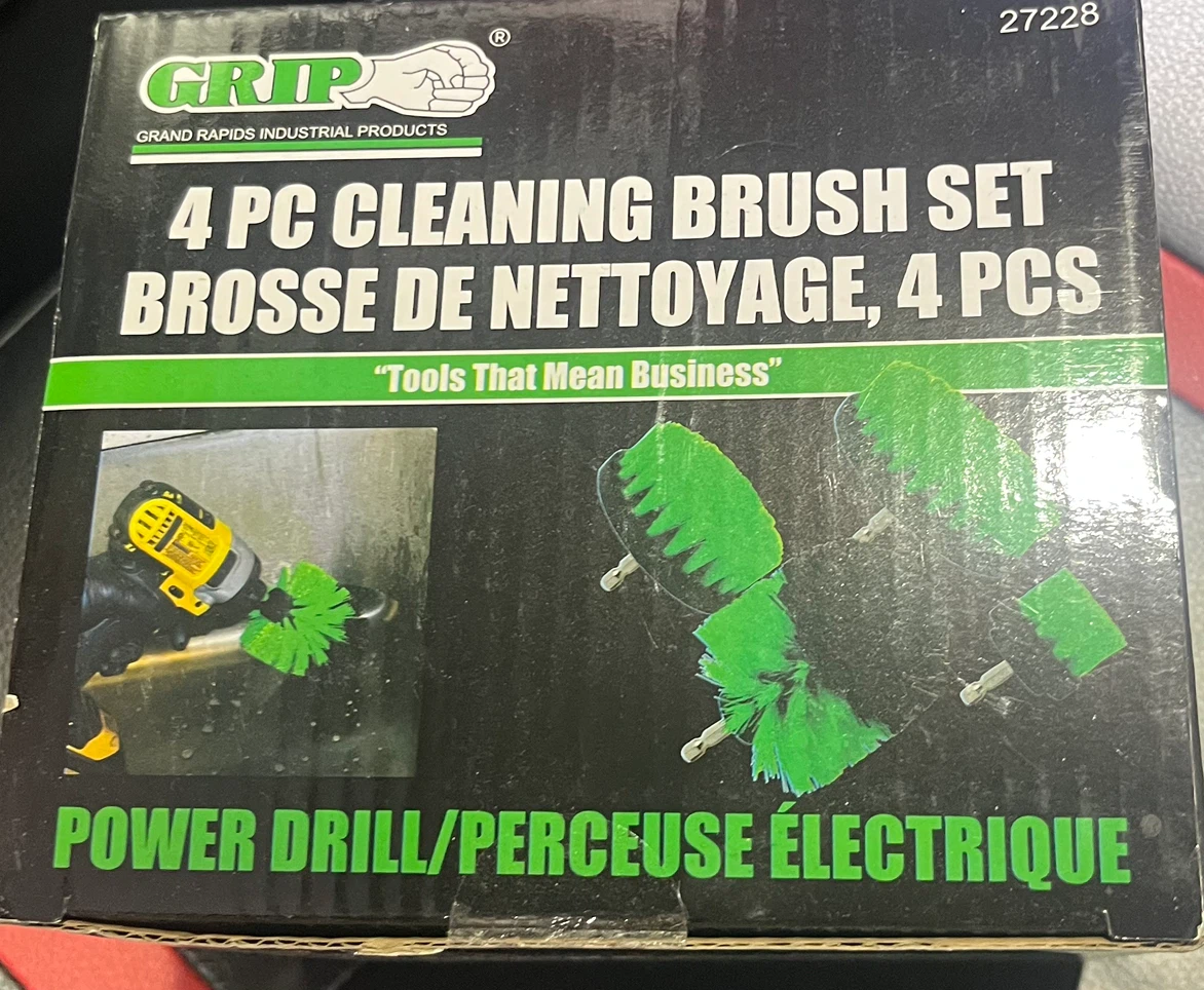 Grip 4 Piece Drill Brush Cleaning Set - photo 2