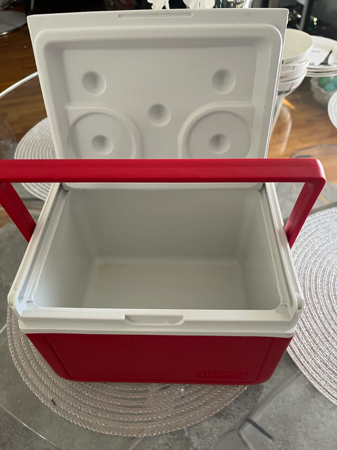 Coleman Red and White Cooler - photo 2
