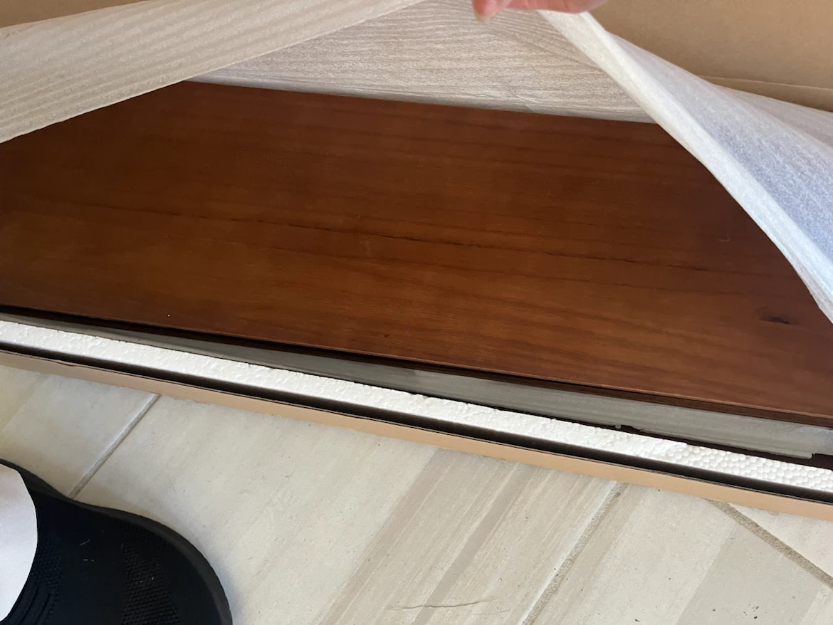 2 Pack Solid Lightwood Floating Shelves
