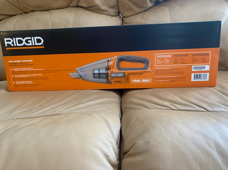 RIDGID 18V Hand Vacuum - Tool Only