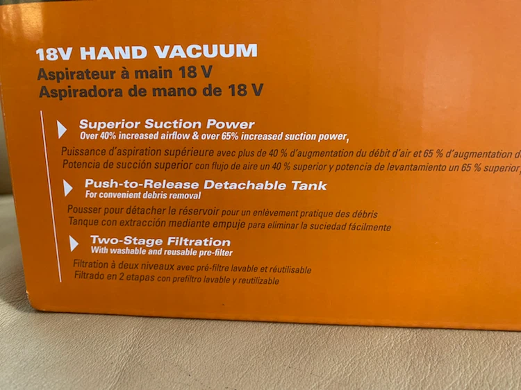 RIDGID 18V Hand Vacuum - Tool Only - photo 4