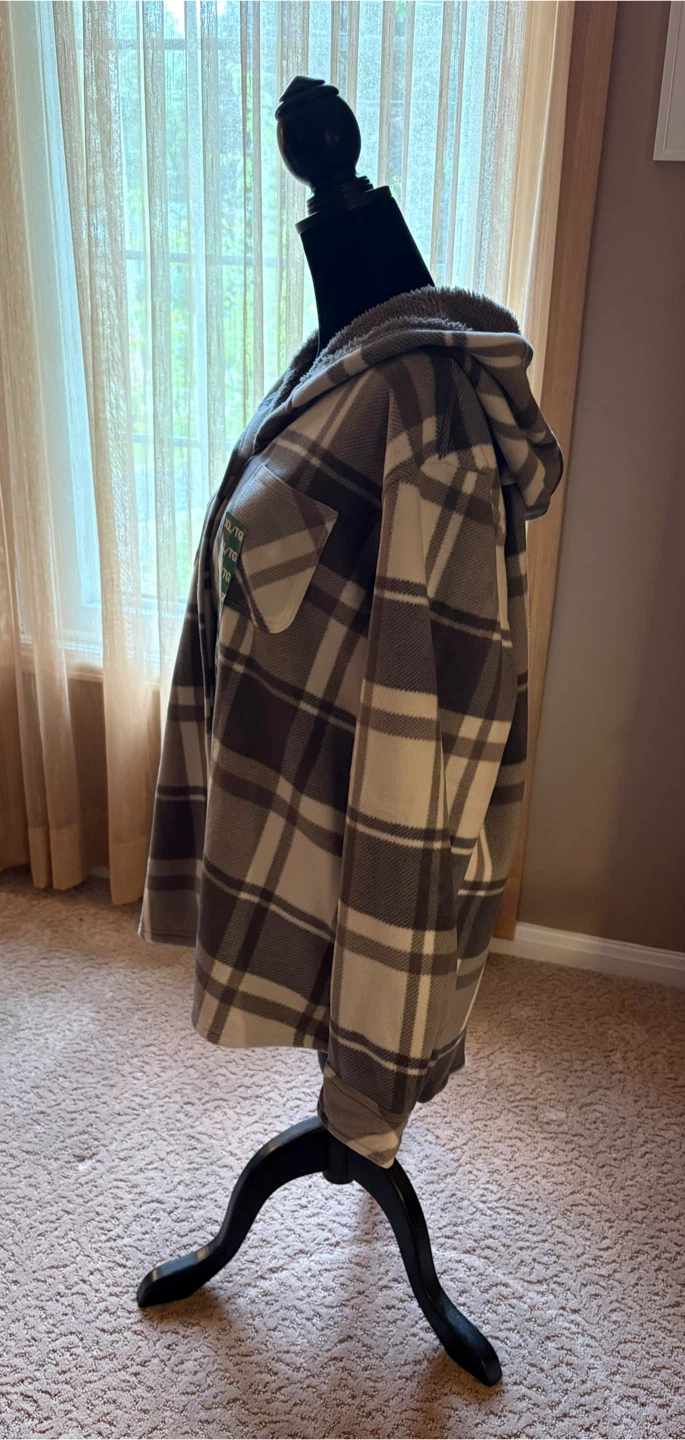 ✨✨Realtree Plaid Sherpa-Lined Hoodie Shirt - XL - photo 2