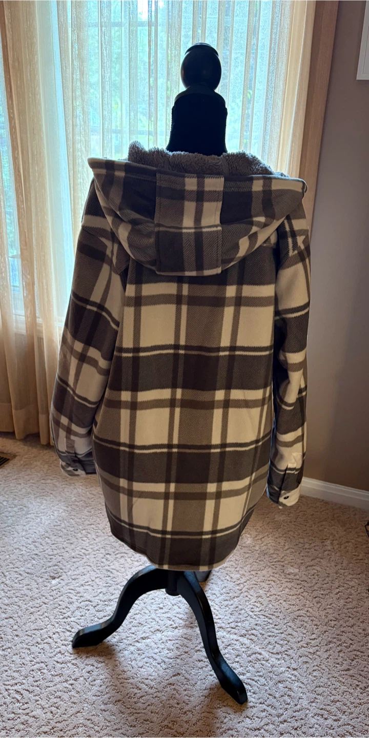 ✨✨Realtree Plaid Sherpa-Lined Hoodie Shirt - XL - photo 3