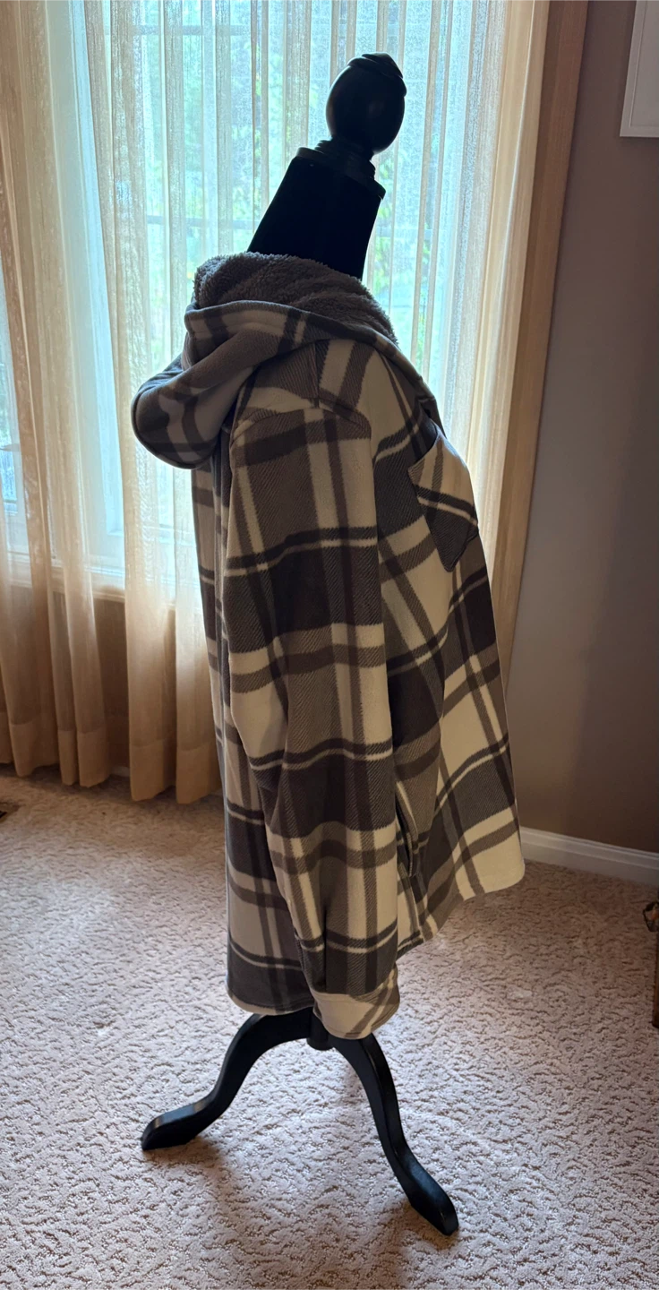 ✨✨Realtree Plaid Sherpa-Lined Hoodie Shirt - XL - photo 4