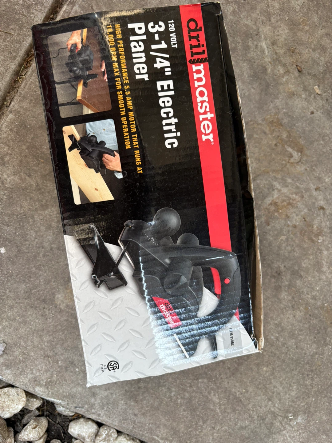 Drill Master 3-1/4 Inch Electric Planer