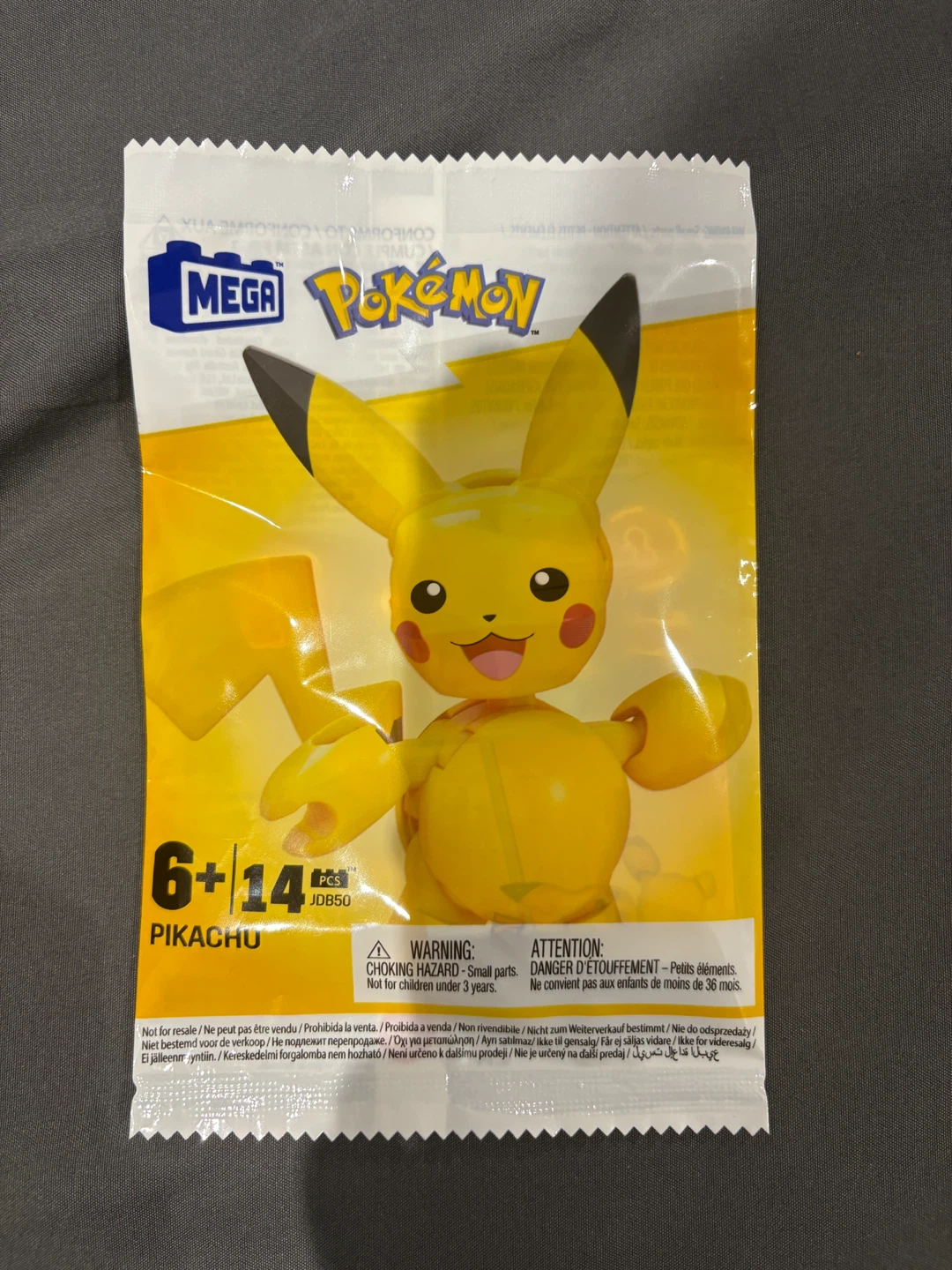 MEGA Pokemon Pikachu Figure - Brand New Sealed
