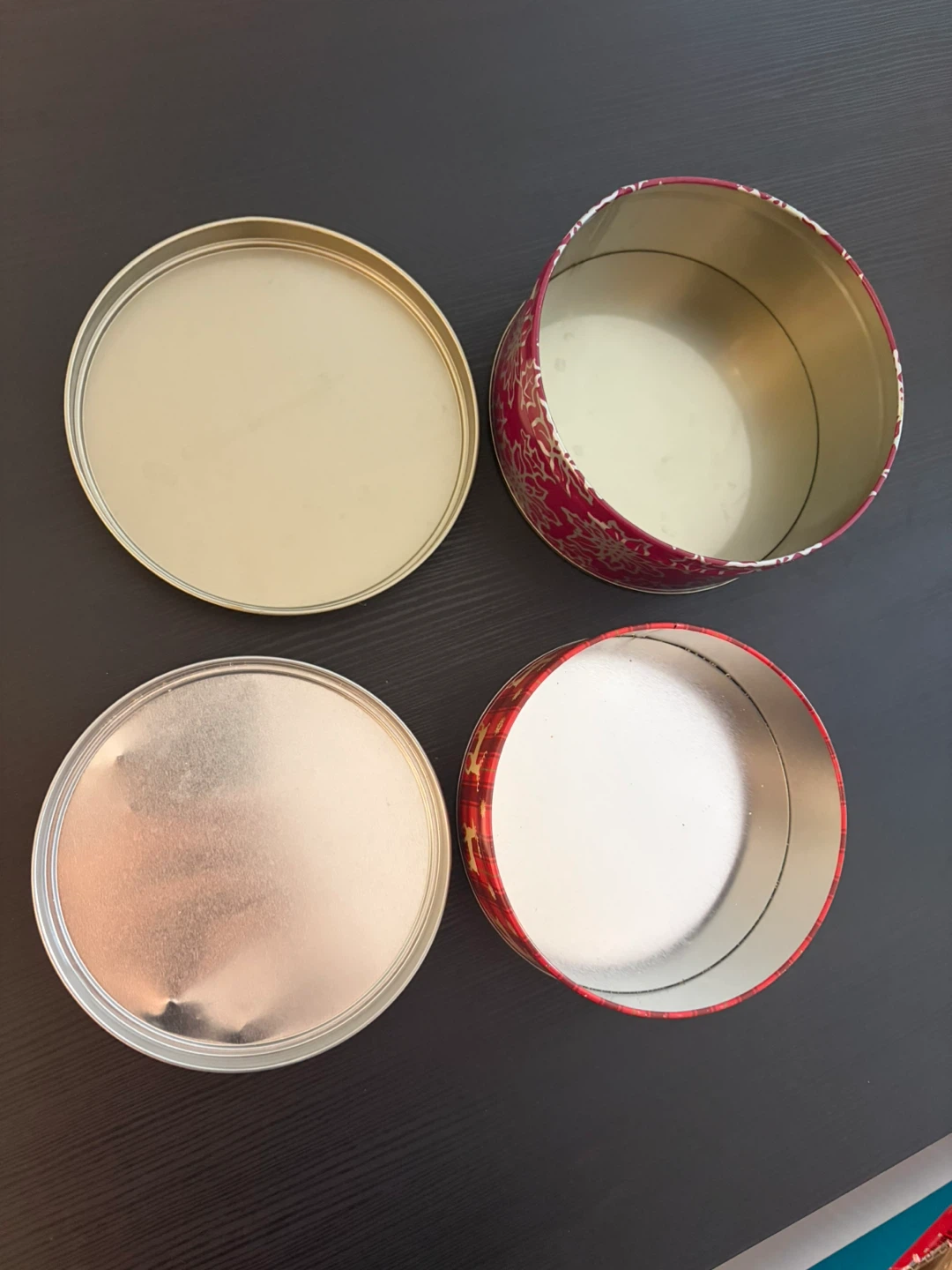 Set of Two Christmas Holiday Tins - photo 2