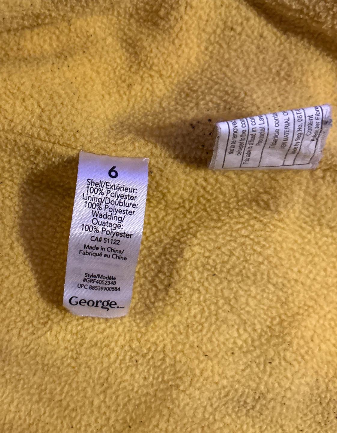 George Kids Plaid Winter Jacket (size 6) - photo 4