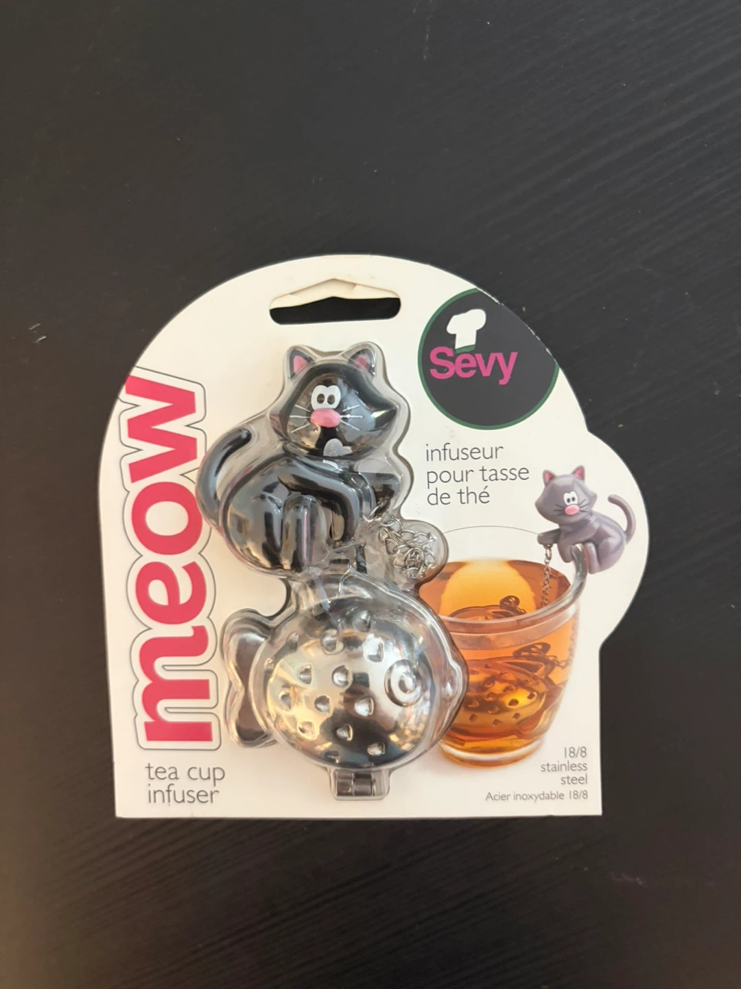 Sevy Cat Tea Cup Infuser