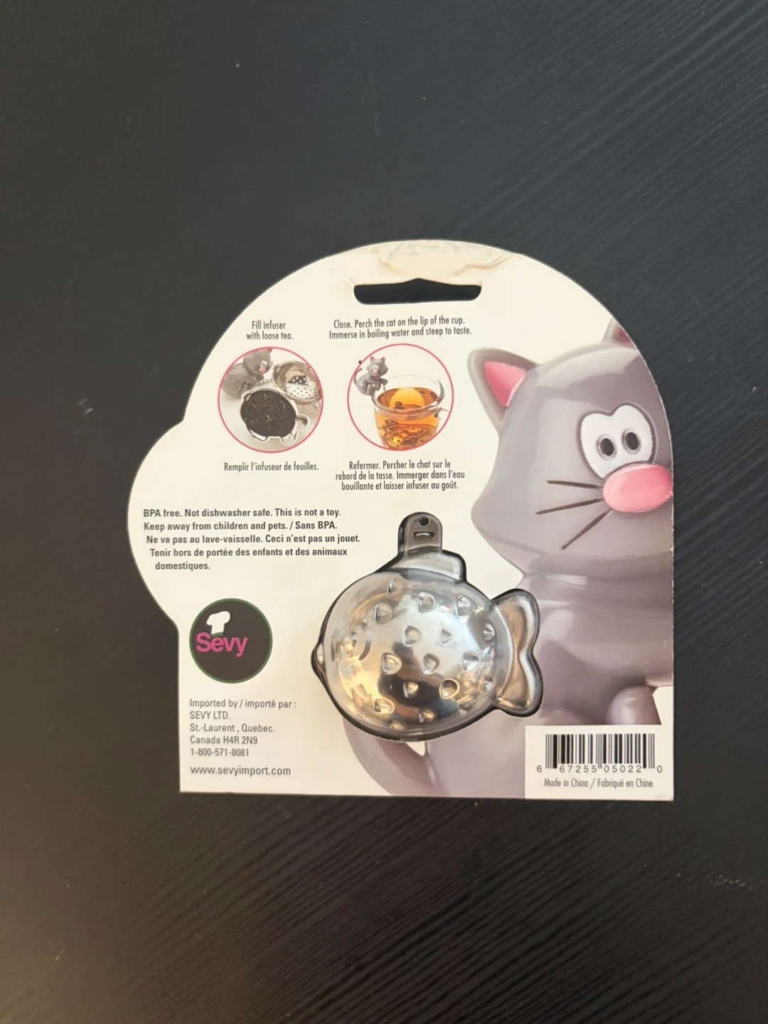 Sevy Cat Tea Cup Infuser - photo 2