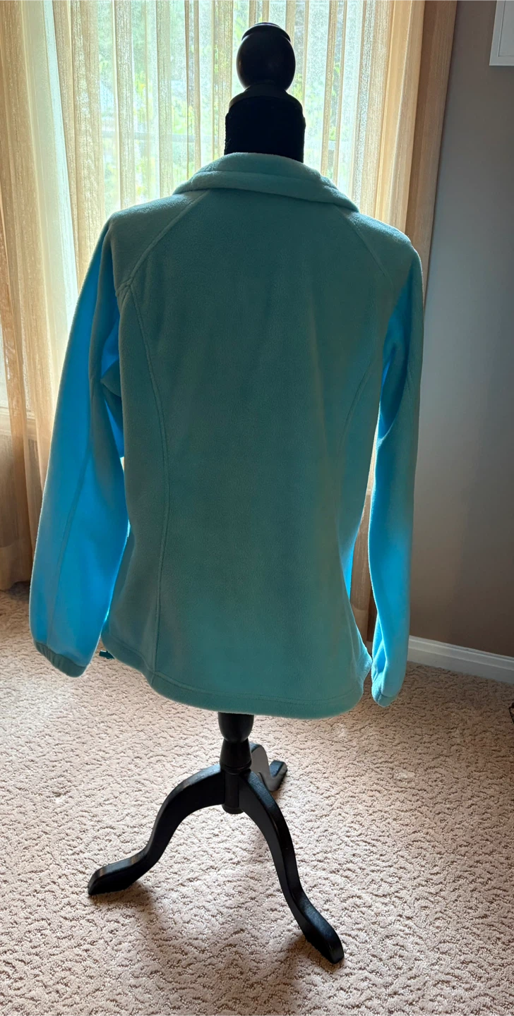 ✨✨Columbia Full-Zip Fleece Jacket Light Blue - photo 3