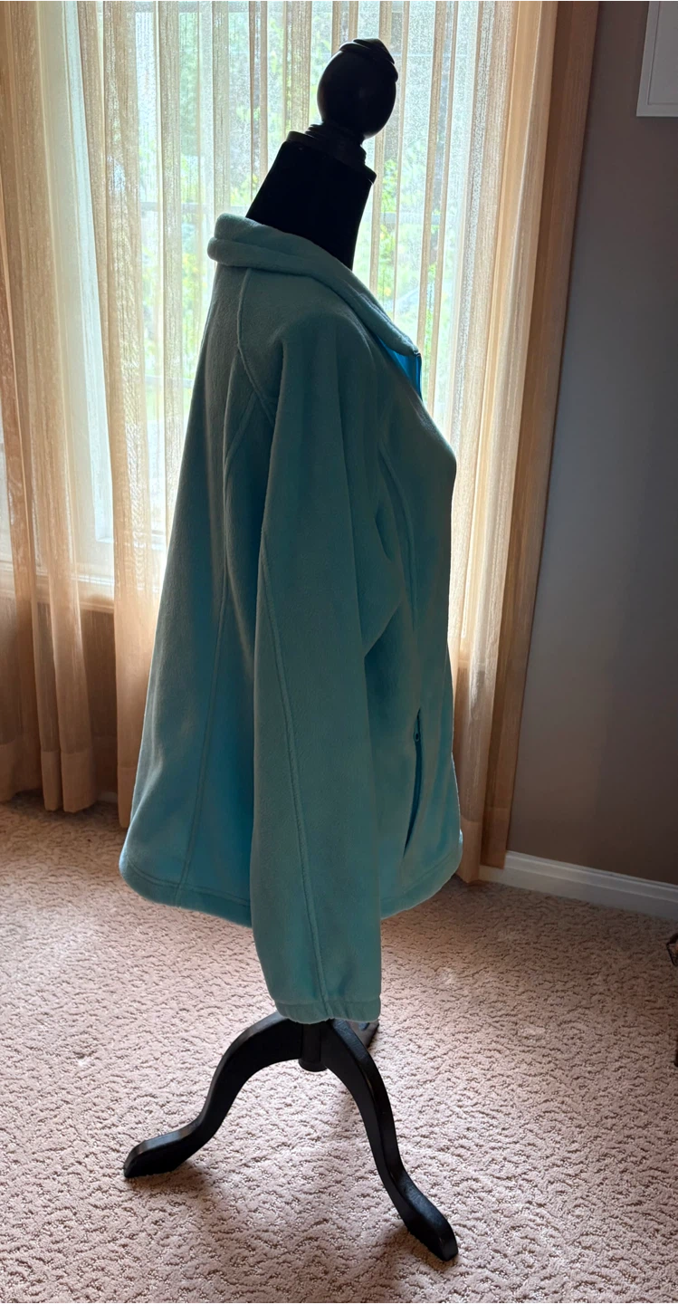 ✨✨Columbia Full-Zip Fleece Jacket Light Blue - photo 4