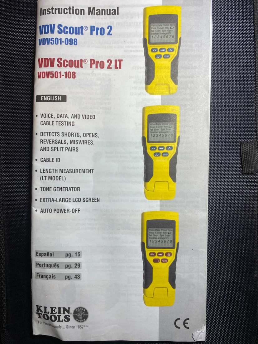 Klein ToolsCable Tester Kit + 8 Test-n-Map Remotes - photo 2