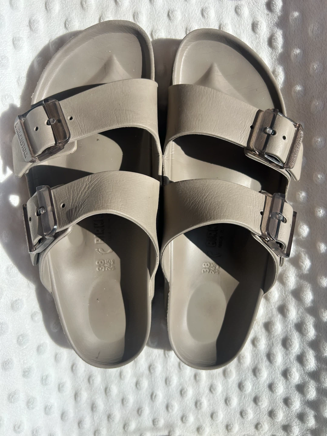 Birkenstock Arizona EVA Sandals Taupe Size 38