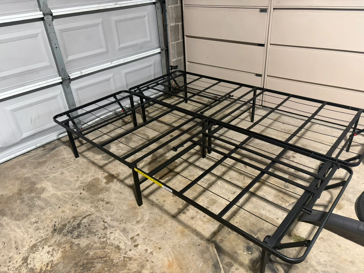 Metal Foldable Platform Bed Frame