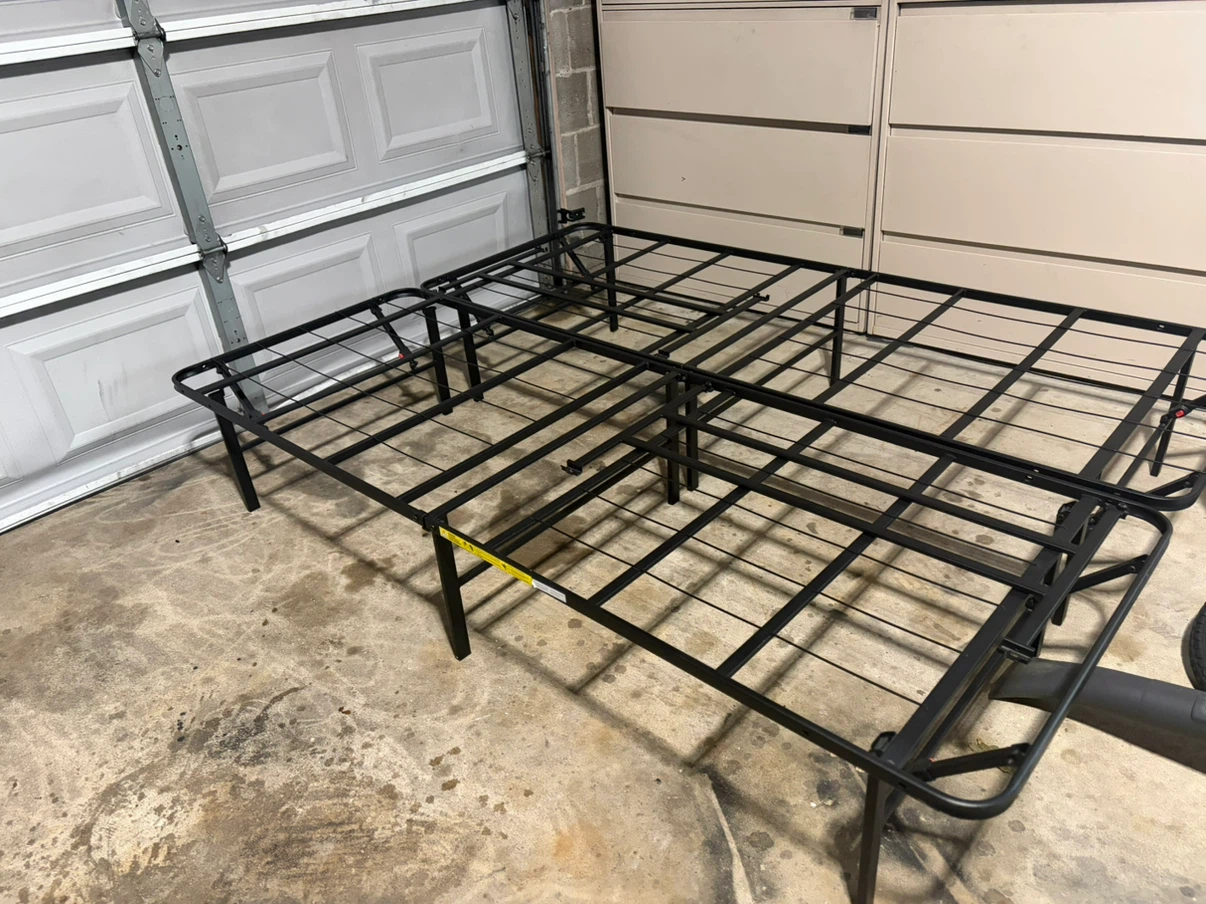 Metal Foldable Platform Bed Frame - photo 2