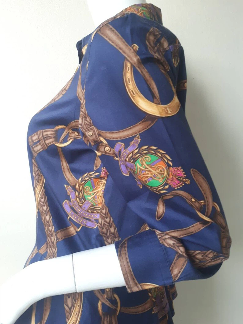 Ralph Lauren Peplum Belt Print Shirt - photo 4