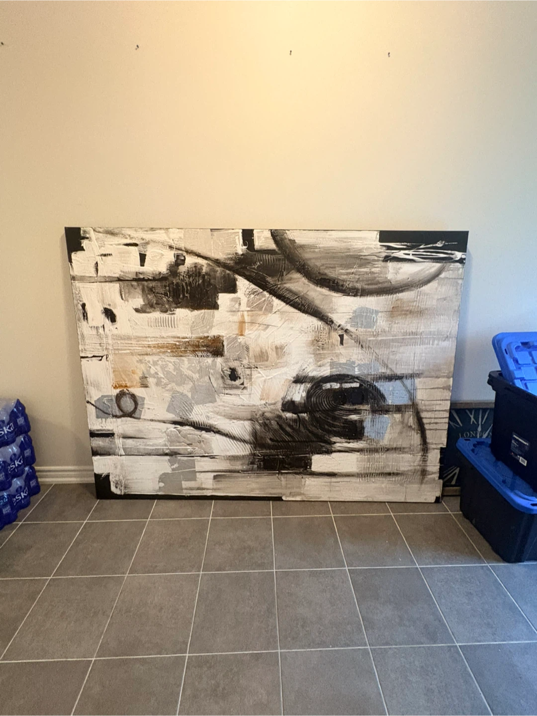 Large Abstract Wall Art Canvas