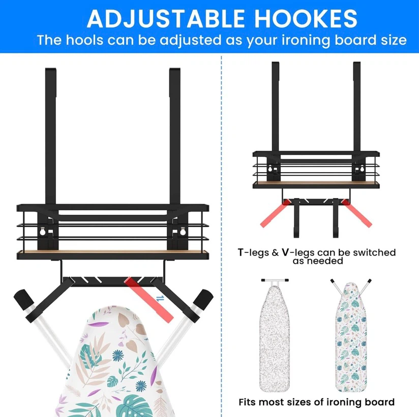 Ironing Board Holder and Storage Shelf - photo 5